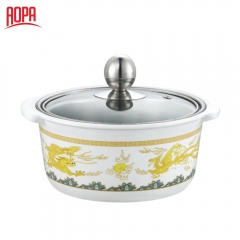 AOPA mini stainless steel hot pot shabu induction pot G56