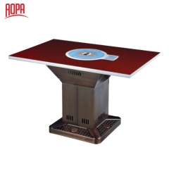 AOPA restaurant korean style barbecue dining table Z81