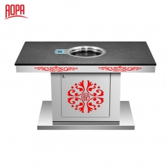 AOPA restaurant table with korean bbq grill Z67B