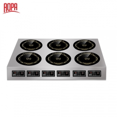 AOPA Table Top 2 / 4 / 6 Burner Electric Stove For Restaurant