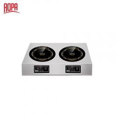 AOPA all metal double induction cooker 2 or 4 burner