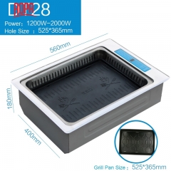 AOPA ETL Cetification Smokeless Korean Electric BBQ Grill